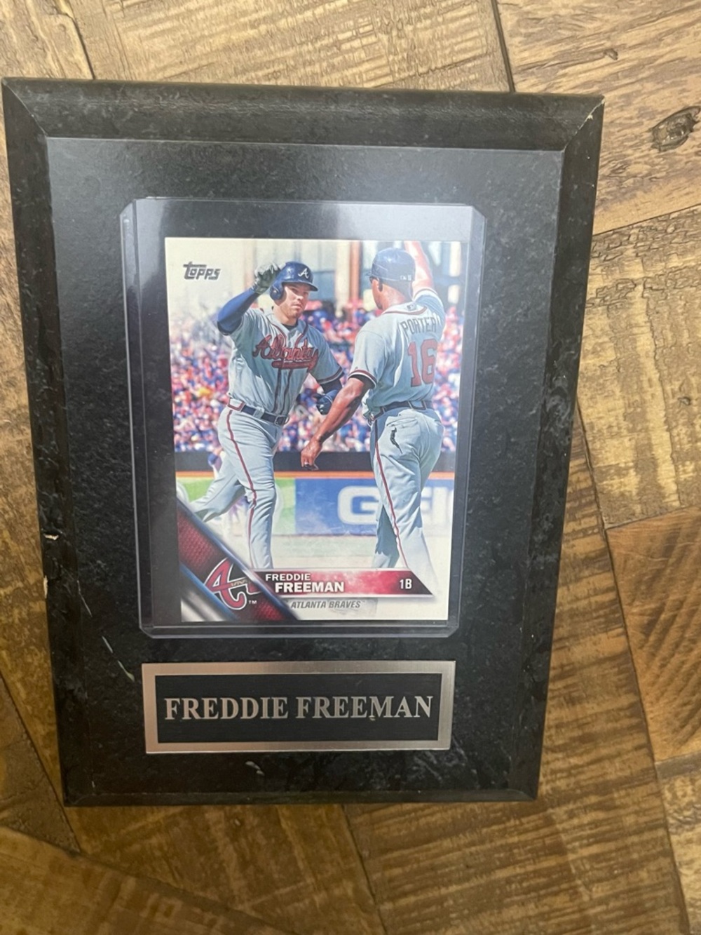 Topps Freddie Freeman Card Display